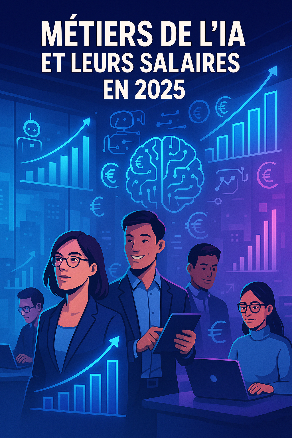 Métiers de l'intelligence artificielle en 2025, les salaires qui explosent tous les records